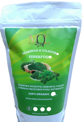 Organic Moringa & Cilantro Superfood 16oz - My Olive Leaf 